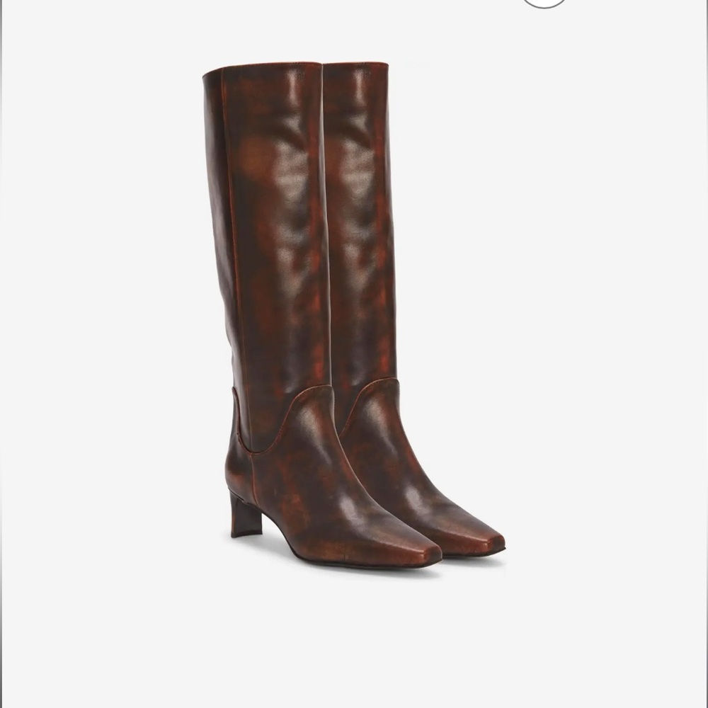 Vince Camuto Leather Knee-High Boots 6.5M
